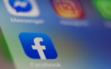 In this photo illustration the Facebook, Messenger, Instagram and WhatsApp icon are seen displayed on smartphone screen