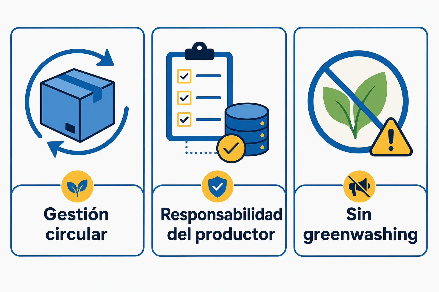 Ideas clave de la Ley General de Economía Circular para negocios: responsabilidad del productor, gestión circular y prohibición del greenwashing